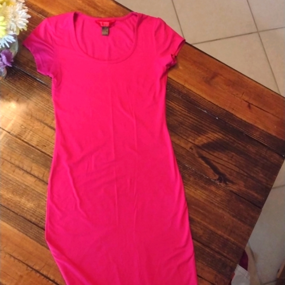 Hot Pink Mini Dress